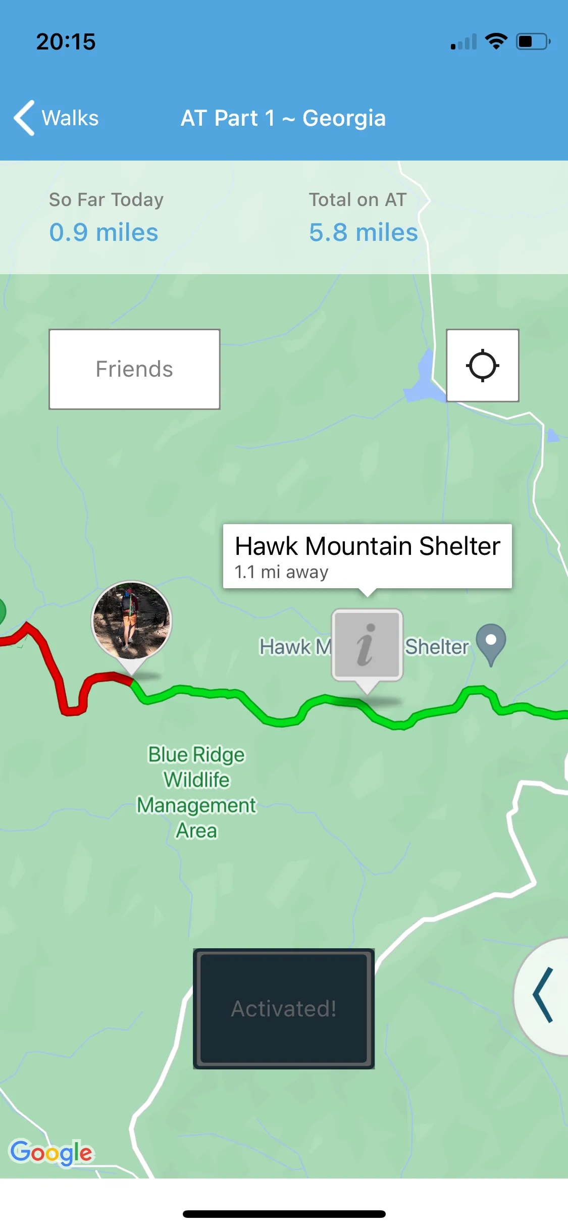 I genuinely went out and did a run one evening so I could make it to the next landmark.