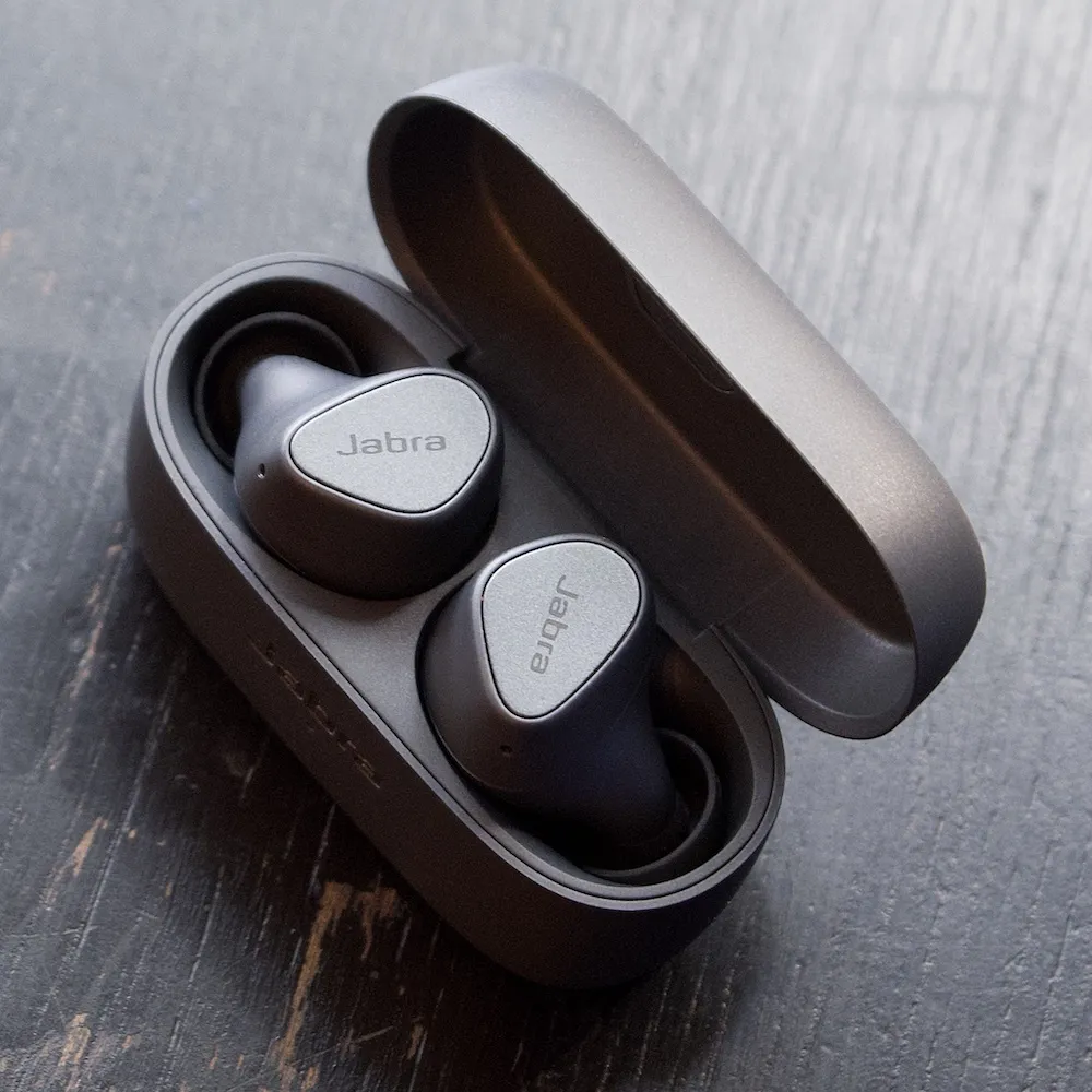 These earbuds don’t protrude from the ear as far as Jabra’s others.