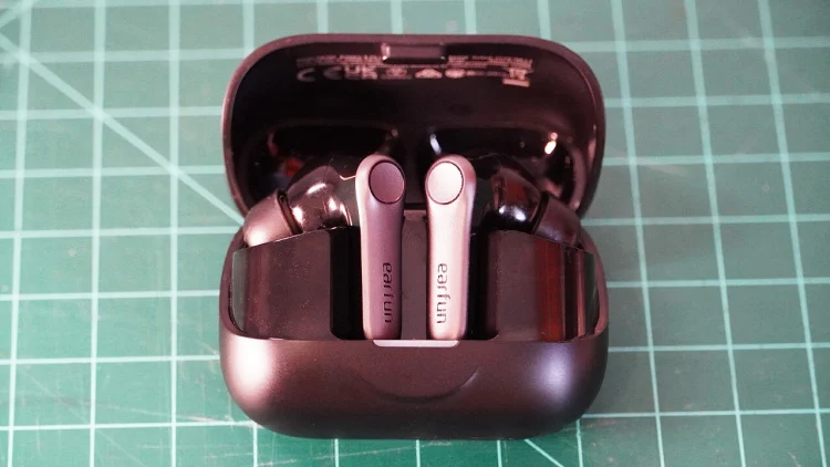 The EarFun Air Pro 4+ in the included case