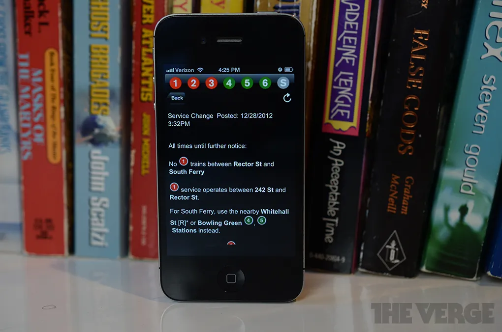 MTA Subway Time app hands-on pictures