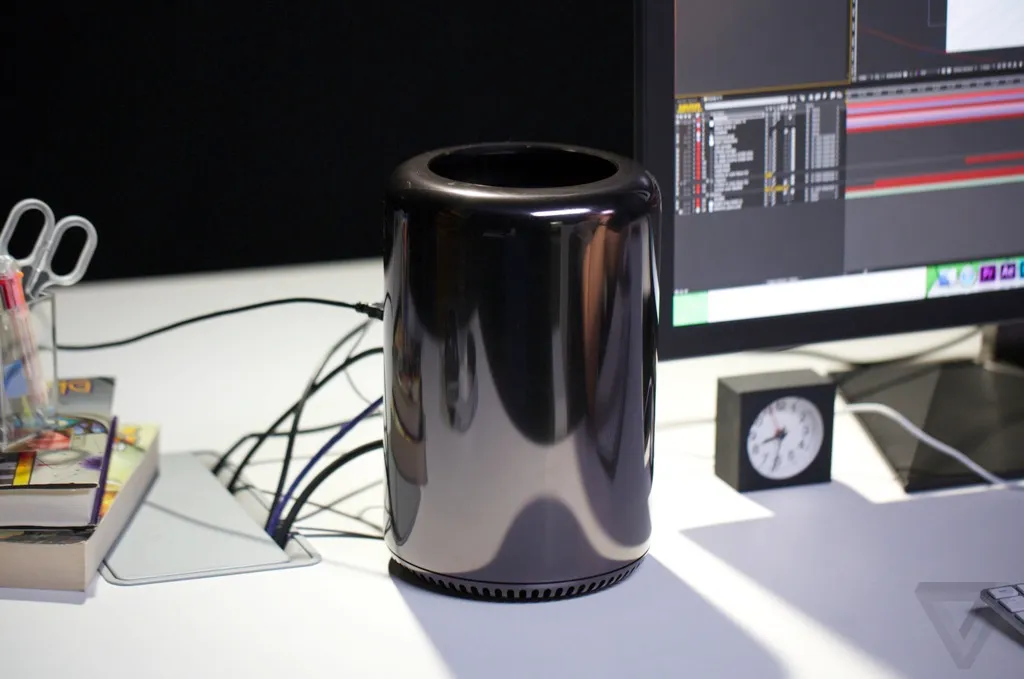 The cylindrical Mac Pro from 2013.