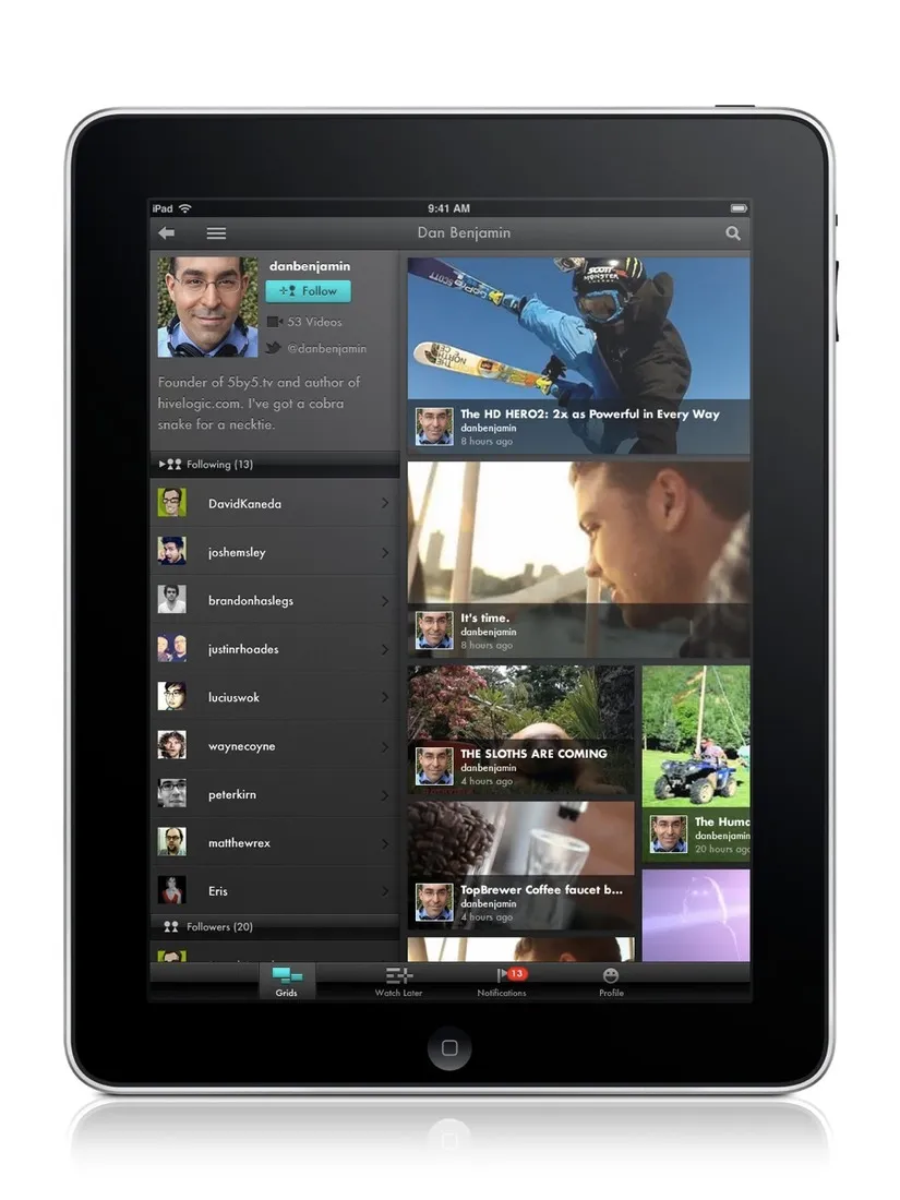 Showyou 3.0 for iPad pictures