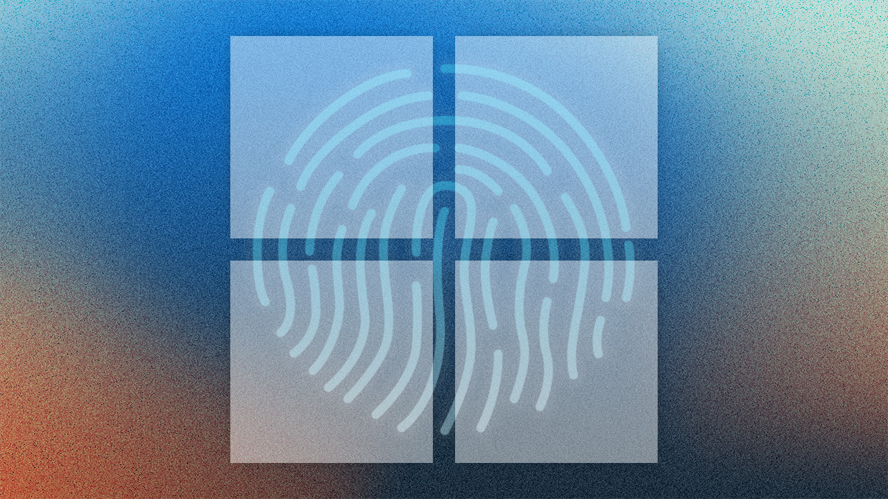 Windows fingerprint recognition