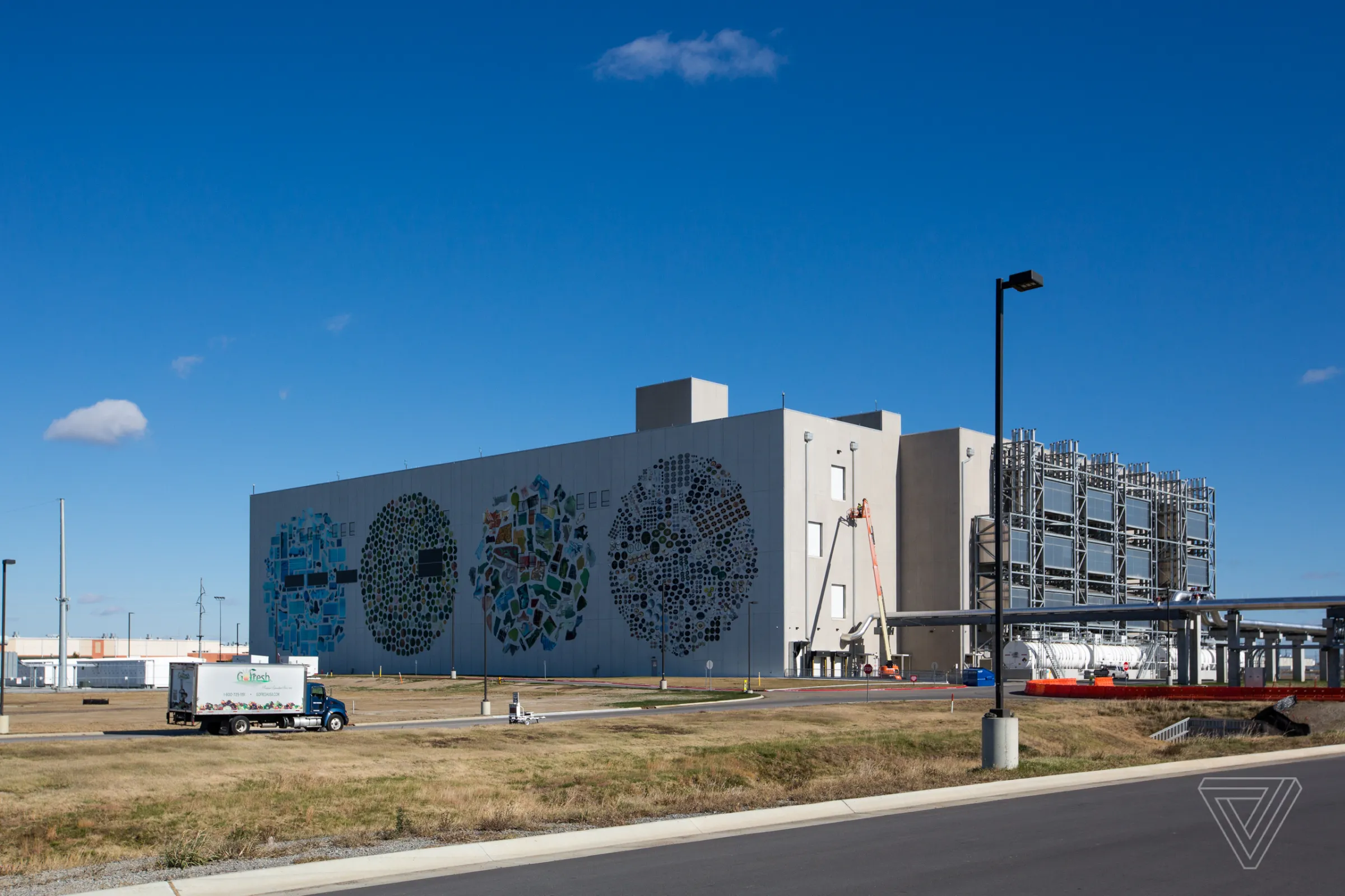 One building among many at Google’s Mayes County data center, located near Tulsa, Oklahoma.