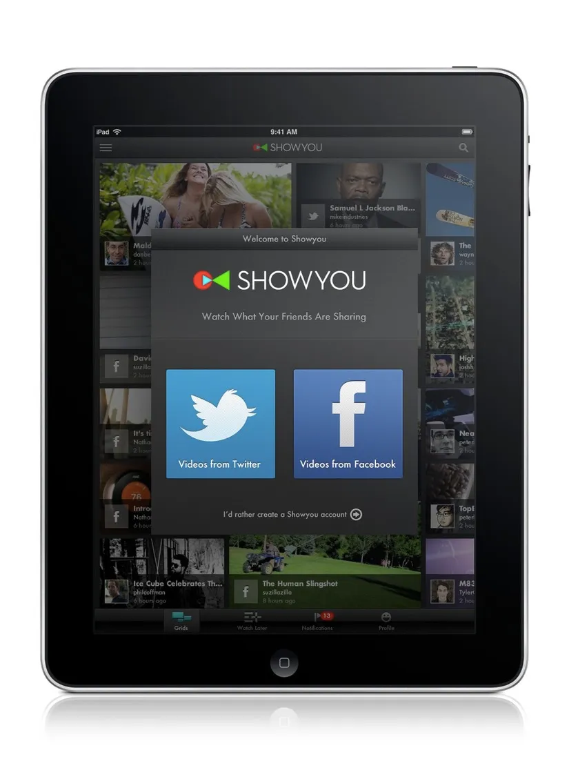 Showyou 3.0 for iPad pictures