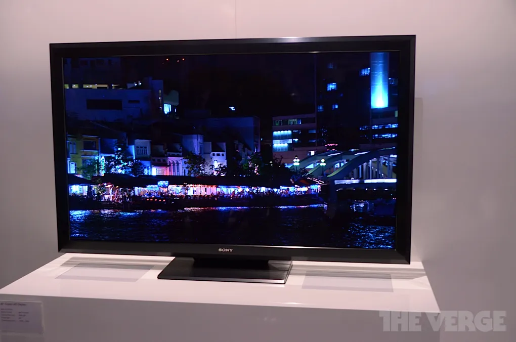 Sony Crystal LED Display prototype pictures from CES 2012