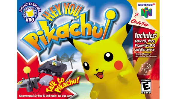 The box art for Hey You Pikachu