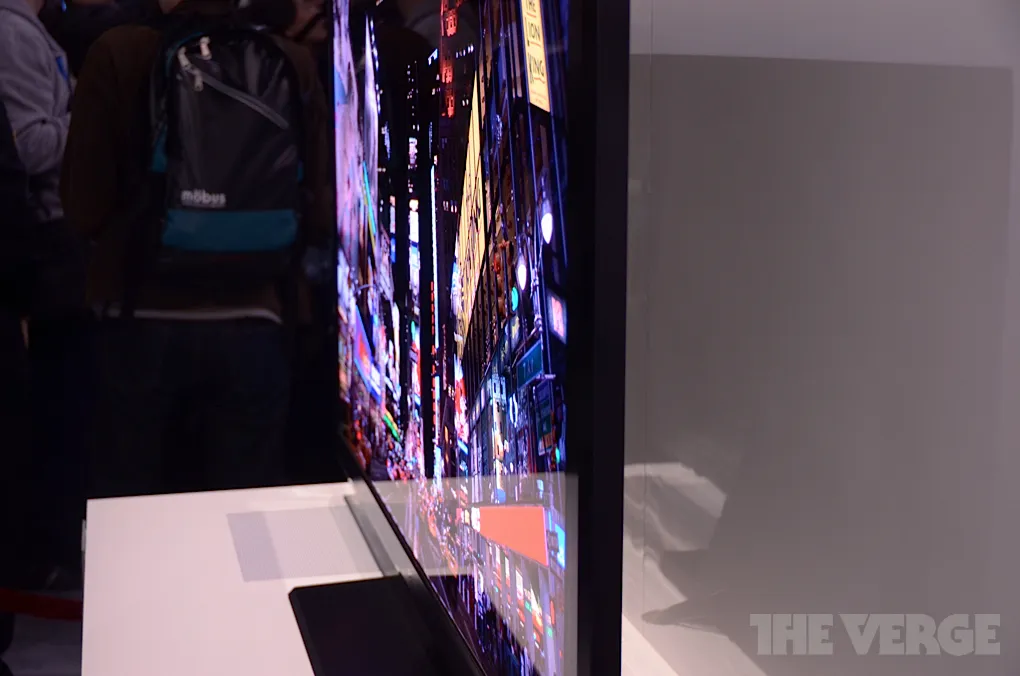 Sony Crystal LED Display prototype pictures from CES 2012