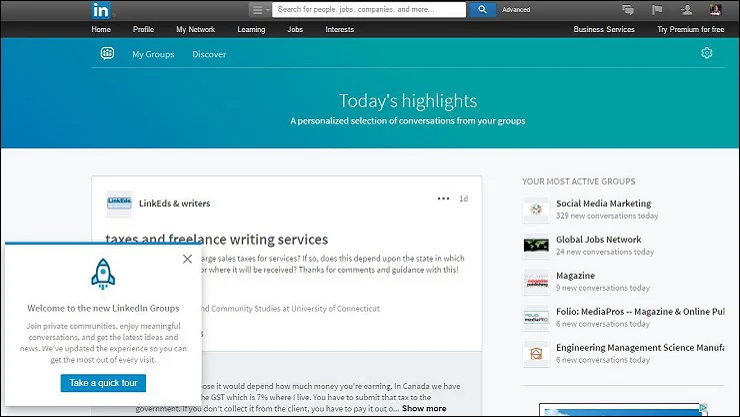 LinkedIn Groups