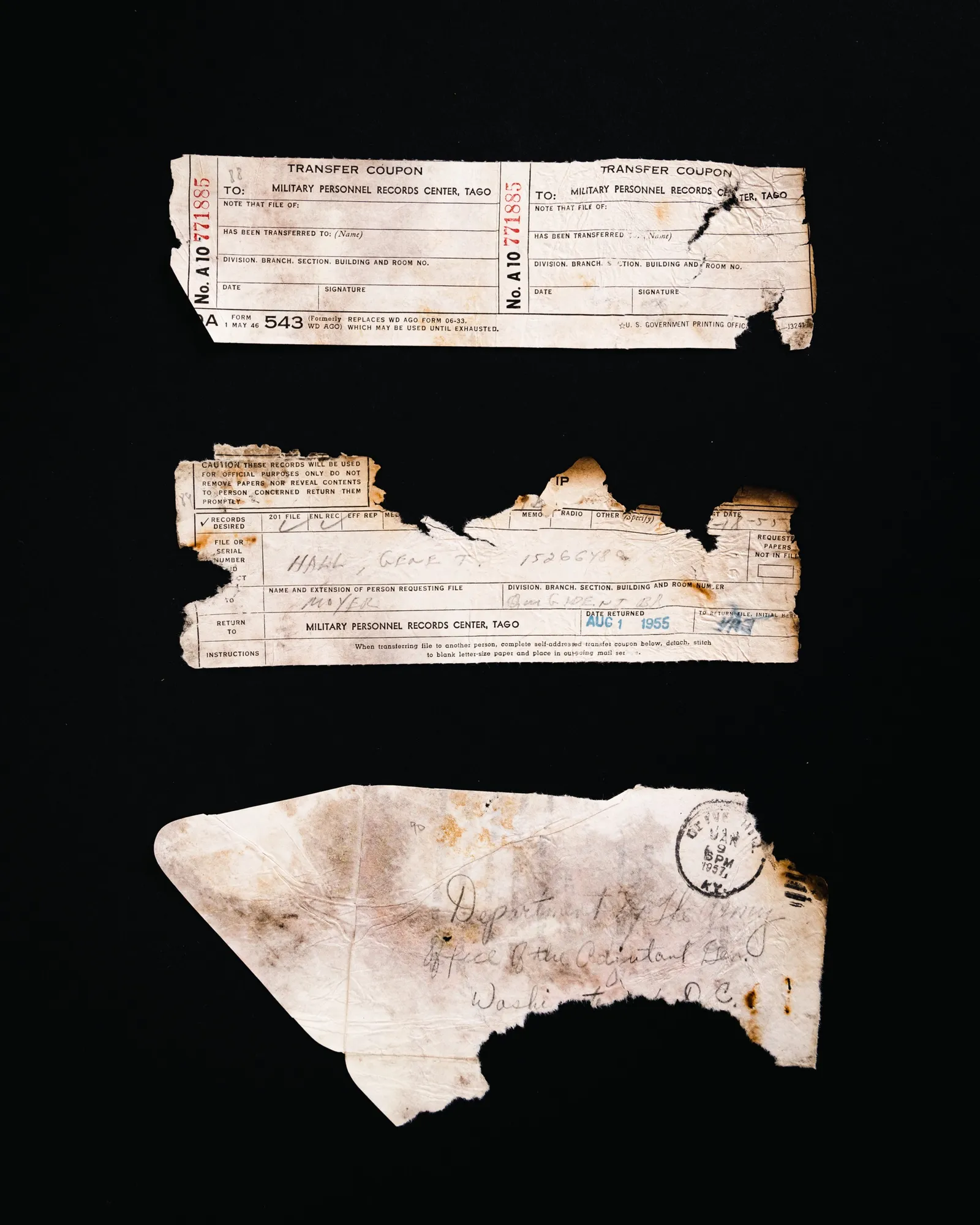 military records fire NARA restoration NPRC