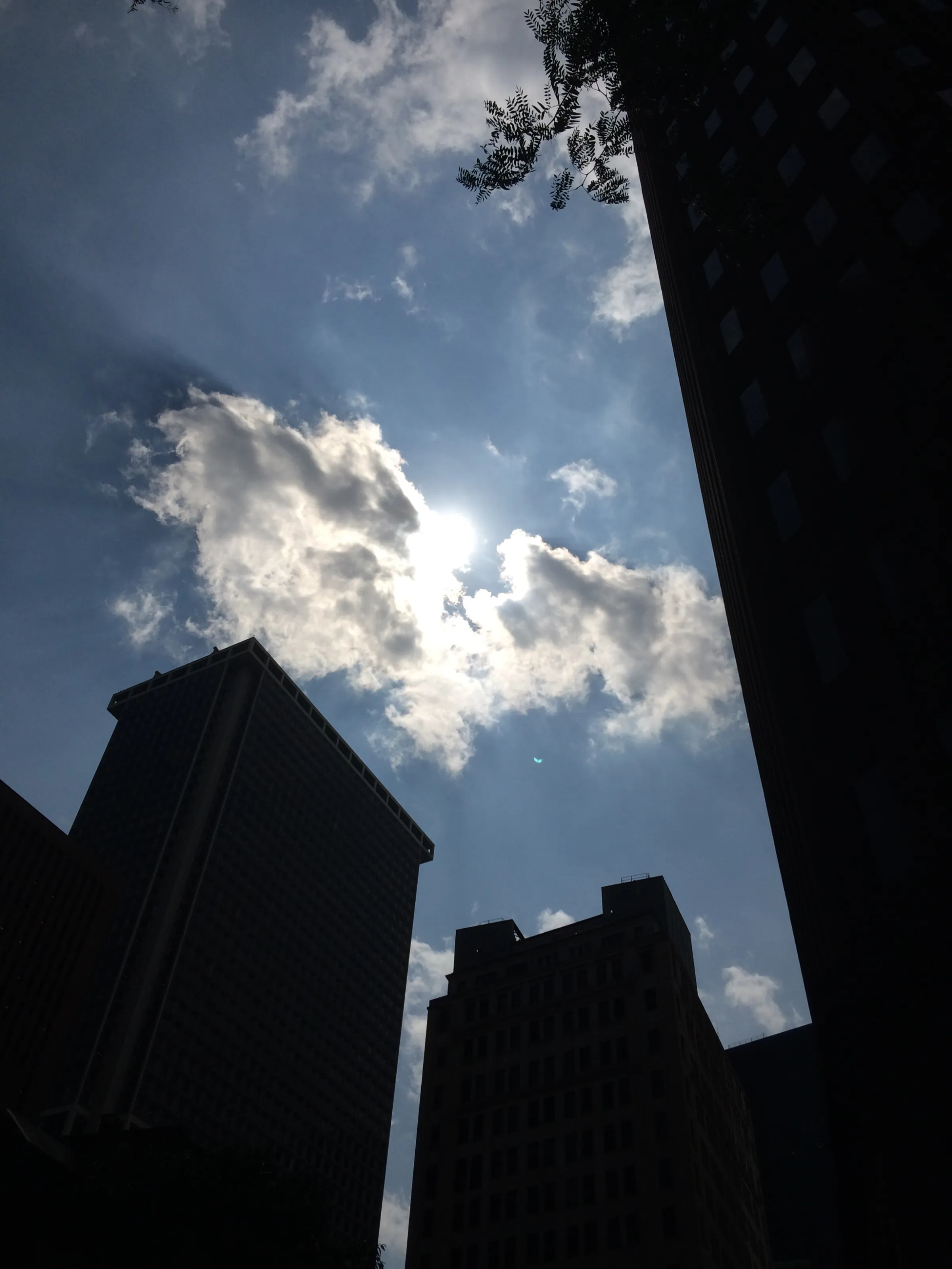 Eclipse over Copley Square, Boston MA	