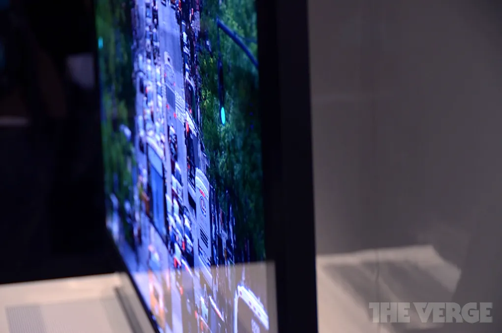 Sony Crystal LED Display prototype pictures from CES 2012